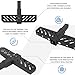 Z8 Tow Hitch Step for 2” Receivers, Strong Steel Construction Anti-Slip Coated, 600lbs Rated Tow Strap Capacity，for Trailer SUV Car Bar Jeep Pickup Rear Bump Towing Tailer Hitchstep Black