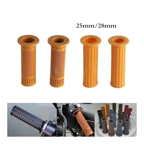 Poignées de guidon moto 25mm et 28mm embouts universels pour scooter et vélo de rue - 3