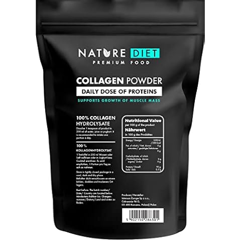 Nature Diet - Collagen Powder 600 g | Hydrolysate | Unflavored | Collagen Peptides | Source of Protein Cover