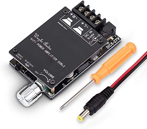 100W Bluetooth 5.0 Power Amplifier 2 Channel Hi-Fi...