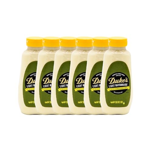 Duke’s Light Mayonnaise with Olive Oil, 11.5oz, 6 squeeze bottles