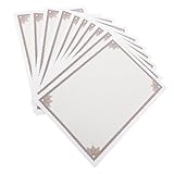 Compatible avec les imprimantes et l'écriture manuscrite : convient à diverses imprimantes et outils d'écriture manuscrite, ce qui facilite la création de certificats diy, de papier de certificat scolaire, de papier de diplôme vierge