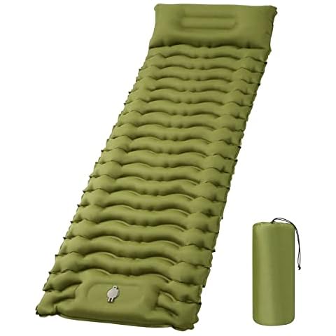SIMSPEAR Colchoneta Camping Auto-inflable Cover