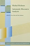 Michel Pecheux: Automatic Discourse Analysis (Utrecht Studies in Language and Communication, No 5)