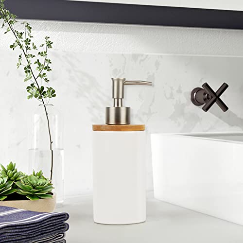 Whiidoom Ceramic Soap Dispenser Hand Soap Dispenser Refillable Liquid Great For Kitchen And Bathroom Decorative  thumb #2