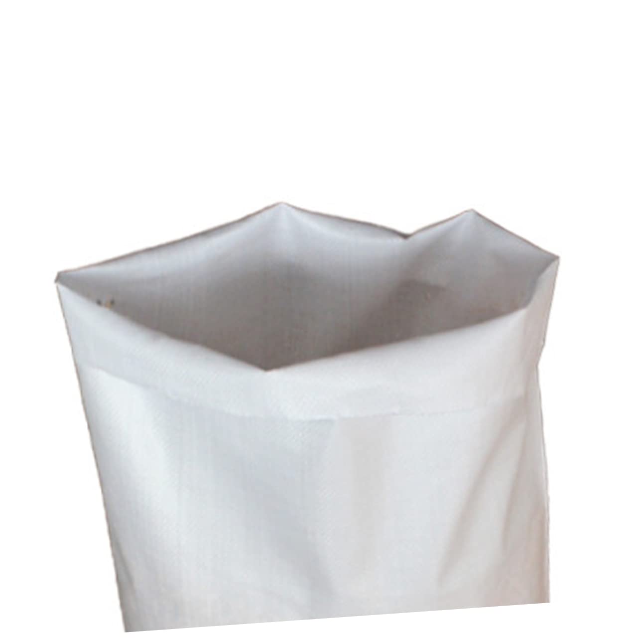 KICHOUSE 20pcs Gunny Sack Bags Plastic Woven Sacks White Heavy Duty for Moving Packaging