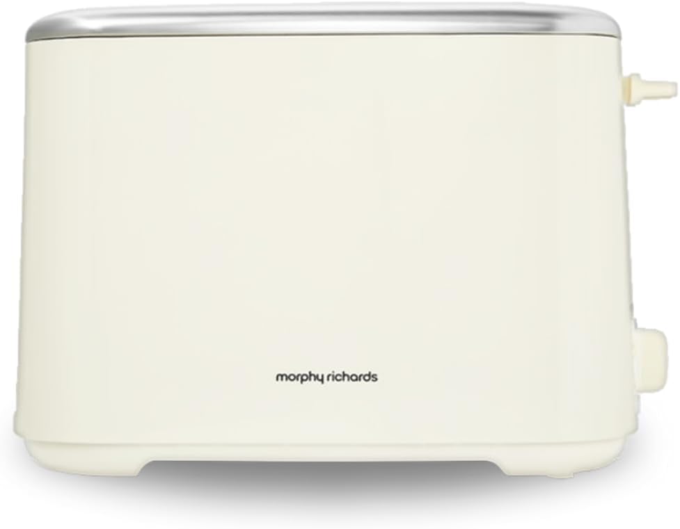 Morphy Richards Equip Cream 2 Slice Toaster – Defrost And Reheat Settings – 2 Slot – Stainless Steel – 222065