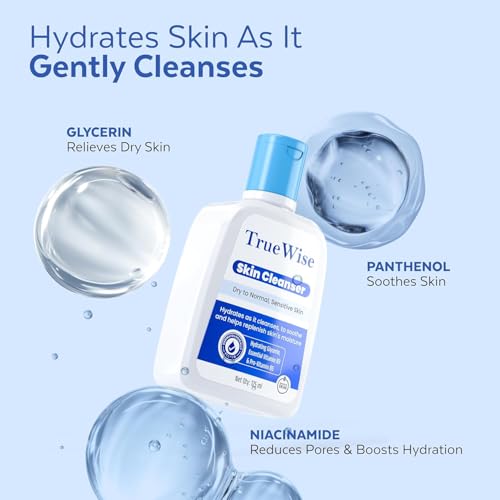 Image of Face Wash 2% Niacinamide Oily Skin Cleanser for Sensitive,Oily & Combination Skin Paraben,Sulphate-Free Gentle Skin Hydrating Face Wash Cleanser Vitamin B5 | 100% Soap-Free | Non-Foaming for Dry to Normal,Sensitive Skin - 125 ml