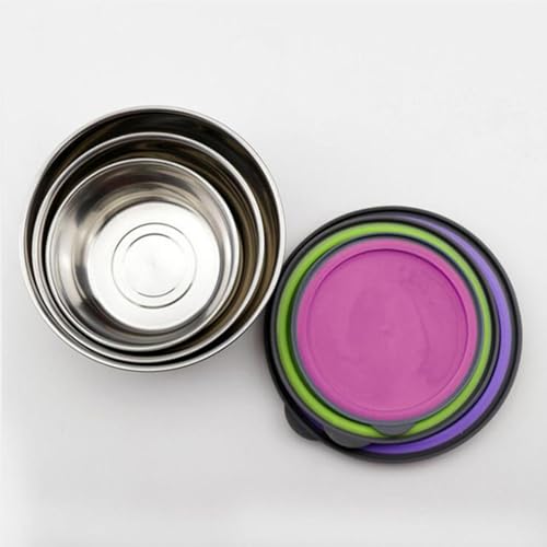 3pcs Stainless Steel Food Storage Containers with Lids, Leakproof Stackable Freezer Safe Stainless Steel Seal Bowl, Mixing Bowls Airtight Food Storage Containers for Baking Cooking Preservation (3) - image 4
