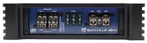 Rockville Db45 3200 Watt/800W Rms 4 Channel Amplifier Car Stereo Amp, Loud!! #TOP4