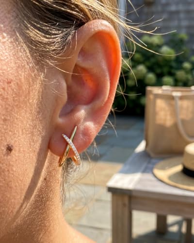 Gold Stud Earrings DROPS TO - image 2