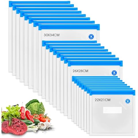 VOYOR Handheld Vacuum Sealer VS210 - Vacuum Bags 24 pcs VS211 (24 Bags) Cover