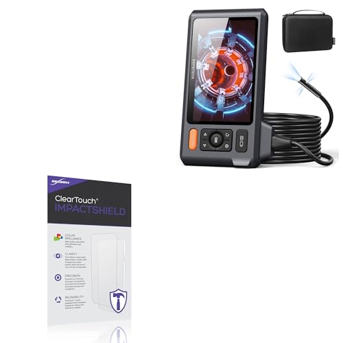 BoxWave Screen Protector Compatible with Depstech Triple Lens borescope Inspection Camera (5 in) - ClearTouch ImpactShield (2-Pack), Impenetrable Screen Protector Flexible Film