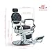 Lilfurni Professional Adjustable Vintage Barber Chair for Hairdressers Heavy Tattoo Shampoo Beauty Salon Equipment(Golden)