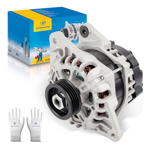 Image of Ezexpreze 11311 New Alternator Replacement for 2007-2012 Hyundai Elantra 2.0L, 2010 2011 Kia Soul 2.0L, 2007-2009 Spectra 2.0L L4, 2655635, 600162, 3730023650, AVA0102, 40046020, 40046031