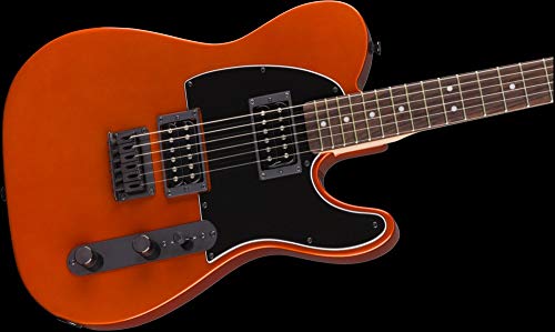 Suier by Fender Affinity Telecaster HH FSR Guitare électrique avec tête assortie Orange métallisé - Les Beatles, Paul McCartney, John Lennon, RIngo Starr, George Harrison Suier by Fender Affinity Telecaster HH FSR Guitare électrique avec tête assortie Orange métallisé – Image 5