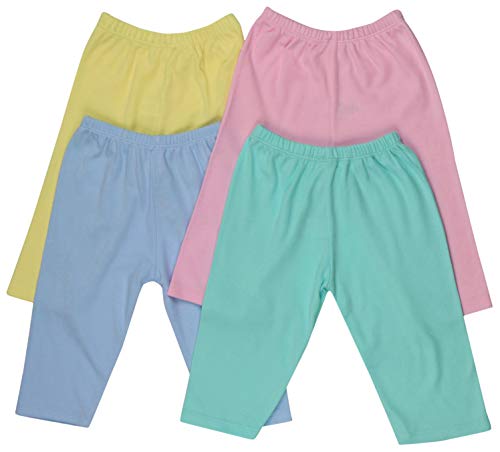 Image of ToBeInStyle Girl's 4 Pack Solid Color Lounging Casual Capri Pants Relaxed Fit