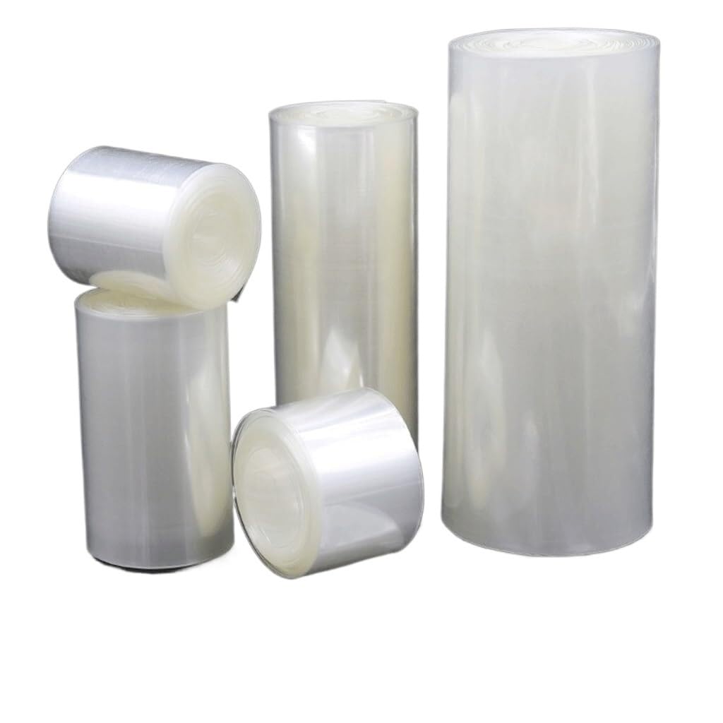 Rurka termokurczliwa, 1 metr przezroczystej rurki termokurczliwej z PVC Izolowana folia do pakowania Okłady rękawowe szt(Width 220mm Dia140mm)
