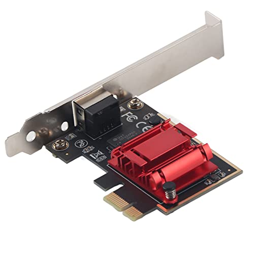 Carte réseau PCI Express 2.5G de bureau avec technologie Plug and Play fluide