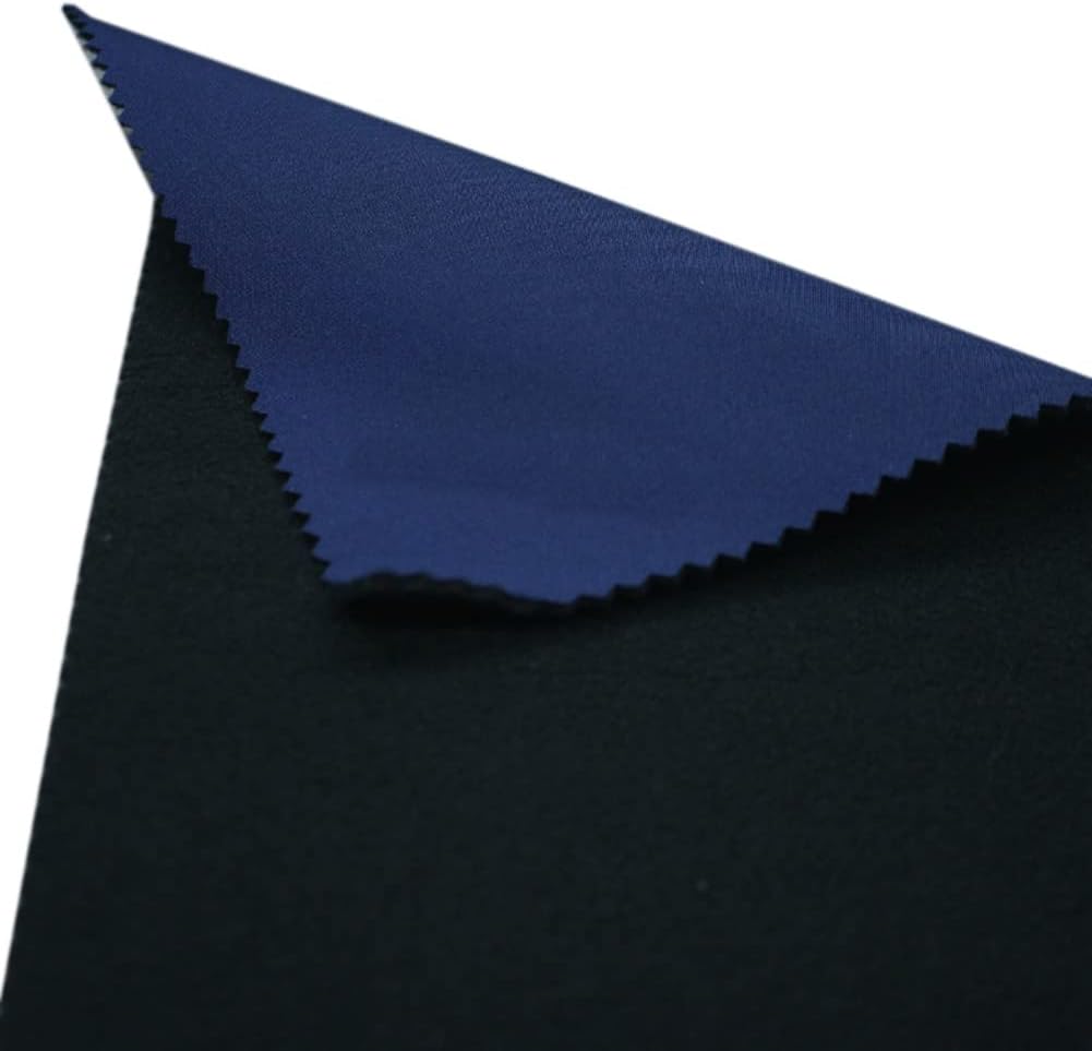 Tong Gu Stretch Polar Fleece Softshell Fabric Cloth Double Face Breathable Waterproof for Hiking Coat Pant Sewing Material (Grey, 59x39 in/150x100 cm)