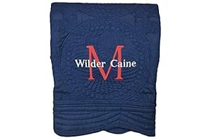 Personalized Baby Quilt: Embroidered Keepsake for Boys