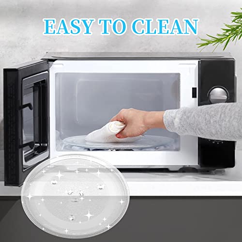 11.25" Microwave Plate Replacement-Microwave Glass Turntable Plate For Samsung, Ge And Kenmore,11-1/4" Microwave Plate Parts Tray Replacement Dishwasher Safe #TOP5