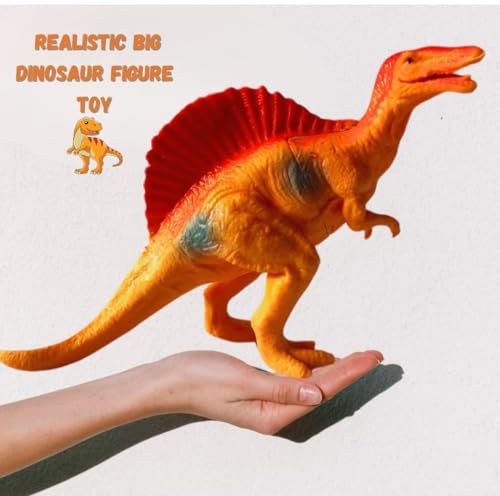 Image of Big Size 6PCS Dinosaur Toys for Kids | Realistic Dino Action Figures Safari Jungle Animal Playset | Large Prehistoric Dinosaur Toy Set | Educational Learning Toys | Boys & Girls Age 3+