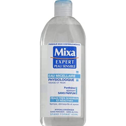 Mixa Eau micellaire physiologique, visage & yeux - Le flacon de 400 ml