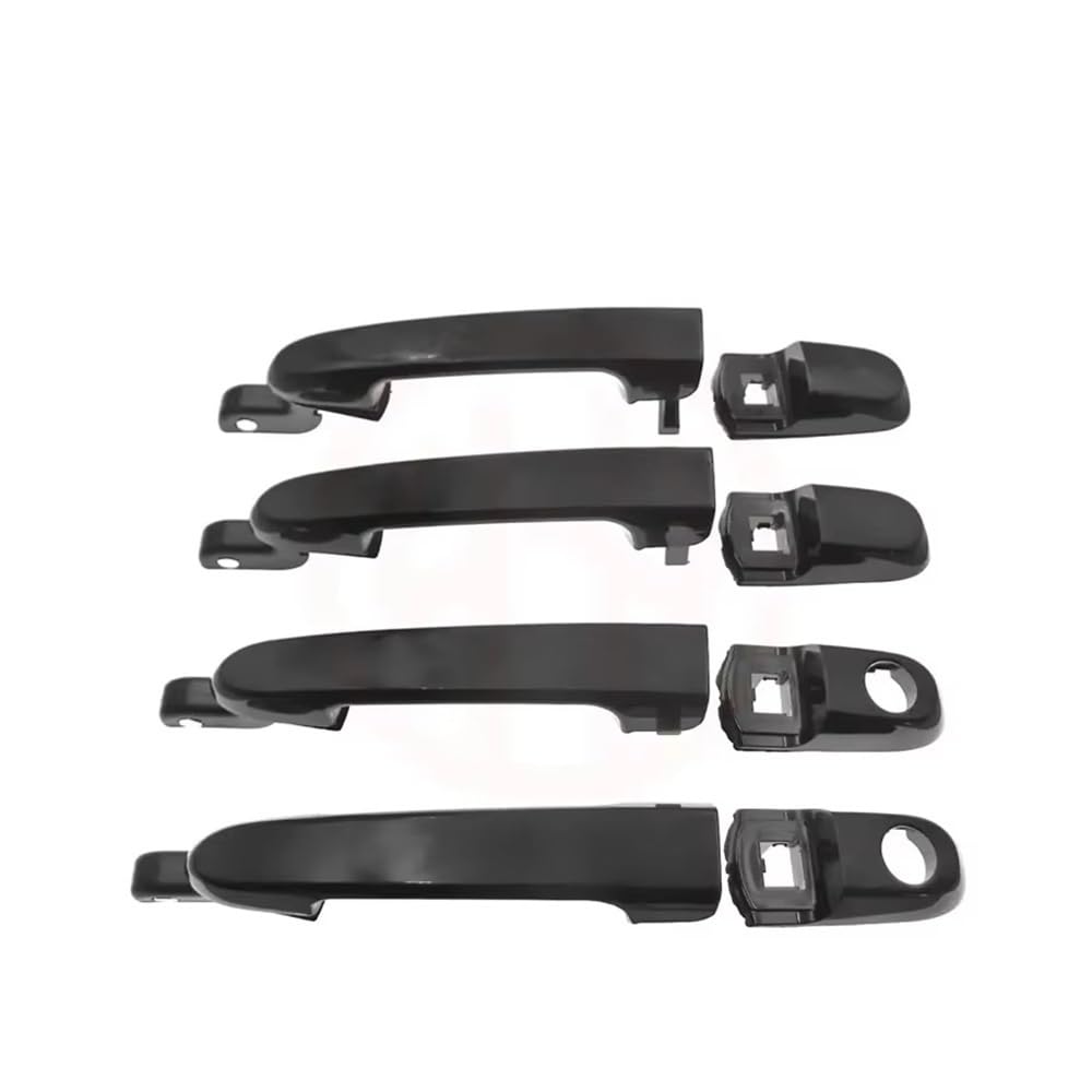 Ratsch One Color Car Side Exterior Door Handle 4Pcs Car Outside Exterior Door Handle For Accent 2006-2011 1.6L 82650-1E050 82660-1E050 83650-1E050 Car Door Handle