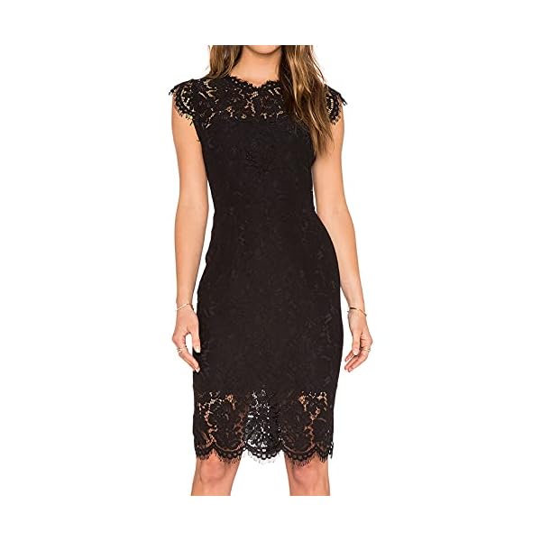 MEROKEETY-Womens-Sleeveless-Lace-Floral-Elegant-Cocktail-Dress-Crew-Neck-Knee-Length-for-Party MEROKEETY Women's Sleeveless Lace Floral Elegant Cocktail Dress Crew Neck Knee Length for Party, Black, Medium