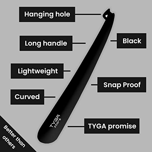 TYGA, calzascarpe con manico lungo, in plastica