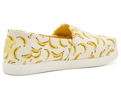 Image of TOMS, Girls, Alpargata (Little Kid /Big Kid), Yellow, 5 Medium, Big Kid
