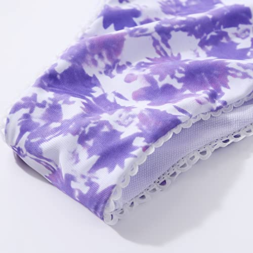 Image of Bikinis Swimsuit Set for Women Swimwear Triangle Bathing Suit Tie String Thong