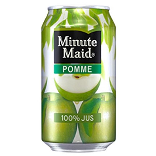 MINUTE MAID Lot de 24 Canette pomme 33 cl