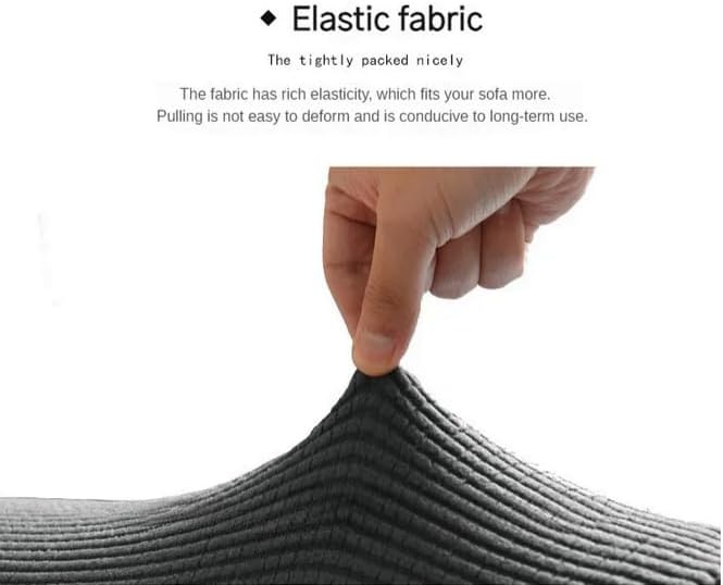 Miniatura 3 de 2 fundas de poliéster antideslizante para sillón, fundas elásticas para reposabrazos de sofá, fundas elásticas para reposabrazos, protector de