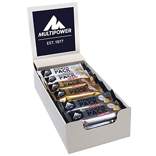 Power Pack Mix Box Protein Riegel, Eiweißriegel mit 27% Protein, klassischer Power Riegel als gesunder Sport-Snack, in drei leckeren