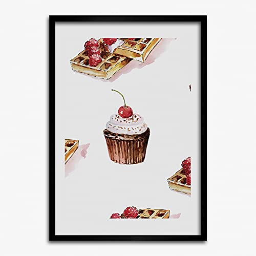 Cadre MDF 50x70 cm muffins pour illuminer votre cuisine gourmande