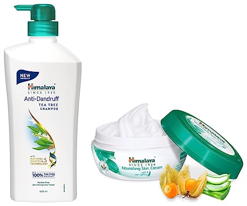 Image of Himalaya Nourishing Skin Cream, 200ml And Himalaya Anti Dandruff Shampoo, 700ml