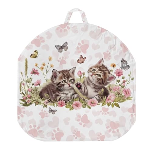 Sellikakes Cute Cats Newborn Lounger Cover Removable Soft Comfortable Baby Lounger Pillow Slipcover Removable Cover for Infant Lounger Pillow Baby Boys Girls