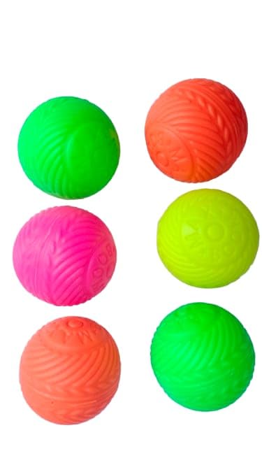 Plastic Cricket Balls for Kids | Perfect for Steet Cricket & Cricket Practice | Very Strong Balls Multicolour | Pack of 6-image-4