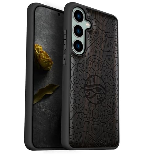 Coque en bois pour Samsung S23 FE évite rayures et chutes avec style