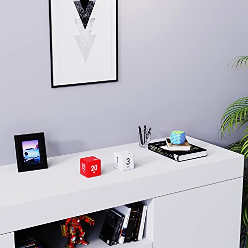 Minthouz Cube Timer, 2 Pieces Kitchen Timer 2.6 Inch Gravity Sensor Flip Digital Timer For Time Management And Countdown Settings, 1 3 5 10 Minutes And 15 20 30 60 Minutes Timer For Kids. #TOP6