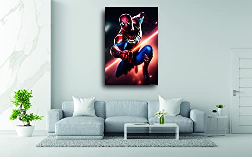 Tableaux d'Art Décoratifs Spiderman pour égayer une chambre d'enfant moderne 40x60cm