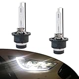 jokormo 2 PCS D2S Automotive Bulb, 6000K 12V 35W Super Bright Mount Spotlight Original Replacement Bulb, IP67 Waterproof Lighting Accessory, Compatible with Most Car (Silver)