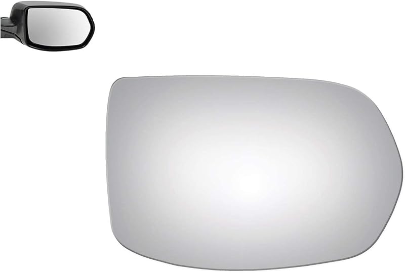 Vidro de espelho retrovisor convexo WLLW direito para Honda CR-V 2007 a 2011 – com adesivo