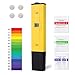 Ulikey PH Medidor de Digital, Medidor Ph Agua Preciso,Resolución 0.01 Probador de PH con Rango de Medición de pH de 0-14, para Acuario, Piscina de Agua Hidropónica, Laboratorio