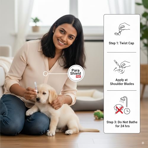 Medfly Healthcare Spot On for Dogs Solution for The Prevention and Treatment of Flea, Tick, and Chewing Lice Infestations - Pack 0f 1
