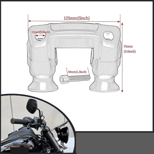 Riseurs de guidon 1.25" pour Softail Breakout et Fat Bob Moto