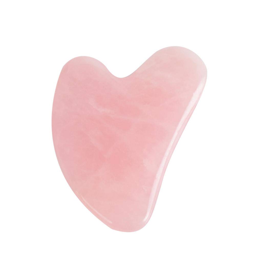 Natural Jade guasha raspador rosto massagem rolos rosa cuarzo massagem Vara guache raspador para ferramentas de massagem pé facical