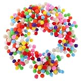 Healifty Mini Pom Pom Balls Felt Puff Balls for DIY Crafts Party Decorations Art Projects Versatile Craft Supplies for All Ages